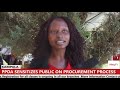 PPDA SENSITIZES PUBLIC ON PROCUREMENT PROCESS