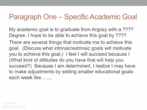 Assignment M1-3 -Educational and Career Goals