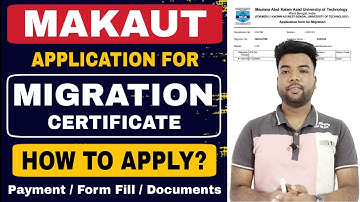 MAKAUT Migration Certificate Full A-Z Online Process | Payment/Form Fill/Documents Uploading etc..