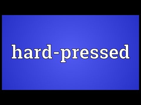 Header of hard-pressed