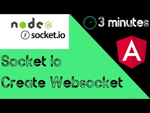 Websocket node js with Socket io and angular