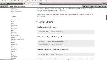 Trabalhando com Cache no Laravel 5
