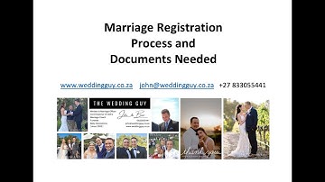 Marriage Registration & Process (chapters in timeline)