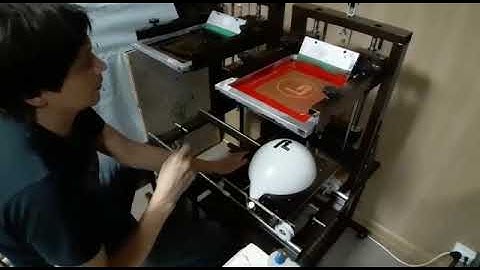 Printing machines for balloons