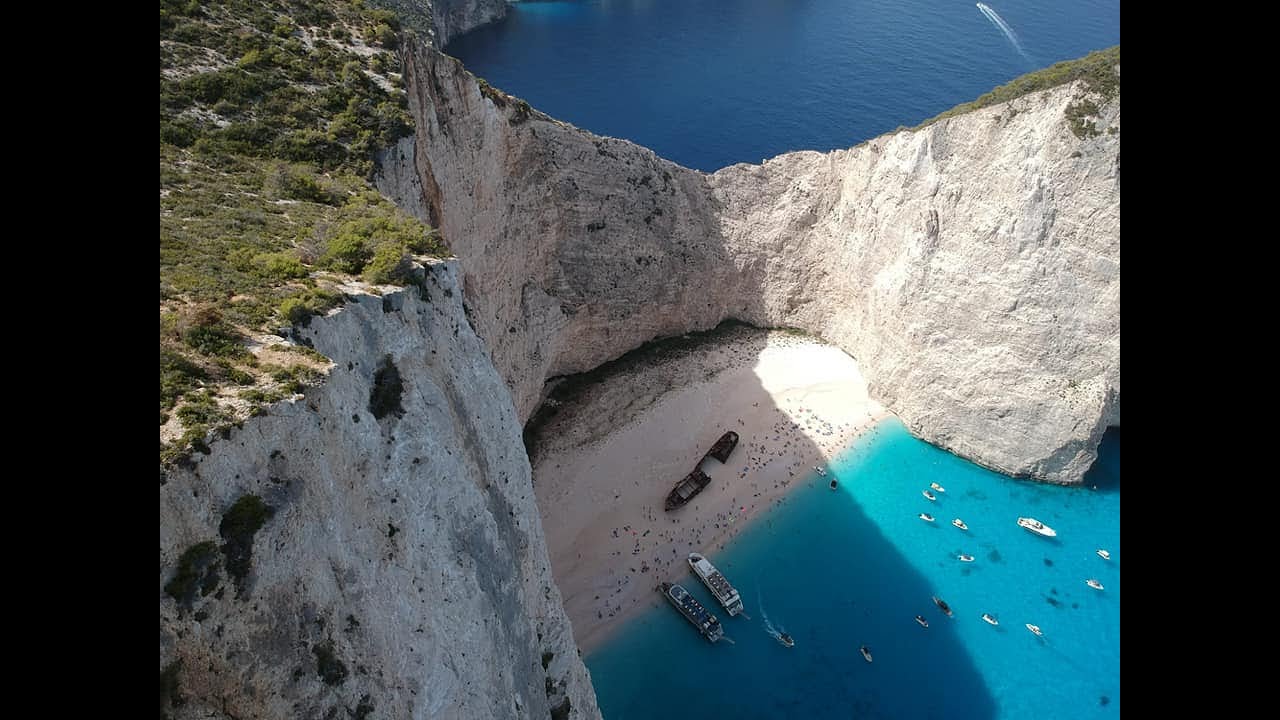 Exploring Greece Zakynthos (with a drone)
