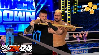 KEVIN OWENS VS SOLO SIKOA | WWE 2K24 PSP ANDROID GAMEPLAY