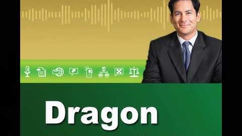 Dragon Naturally Speaking Training - Explanation of the DragonBar