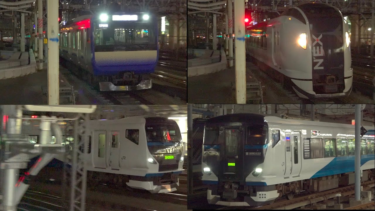 【4K HDR】痛すぎる帰宅ラッシュの最大30分遅延！特急湘南も！JR東海道線 JR横須賀線 横浜駅 列車発着・通過集！