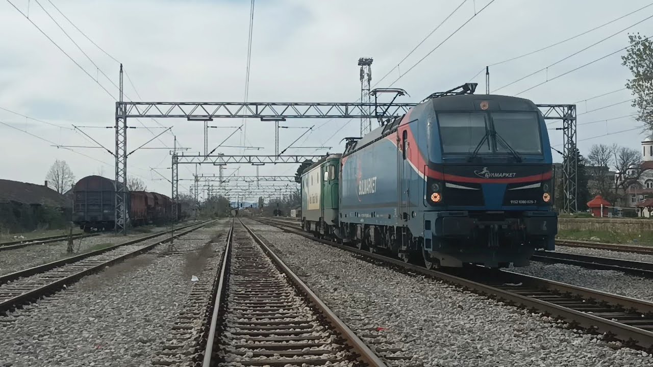 BMDM 1080-029 & VTR 40-0085-3 SOLO AS TRAIN NUM 72997 WHILE PASSING STATION Aleksinac | 13.04.2025.