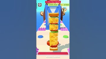 Sandwich Runner 🤯 GamePlay Walkthrough Level 846 || #shorts #sandwichrunner #trending  #gameplay