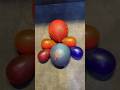 "Triangle balloon pop reverse asmr" #viral #artpop