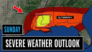 Severe Weather Outlook For Sunday, April 19th