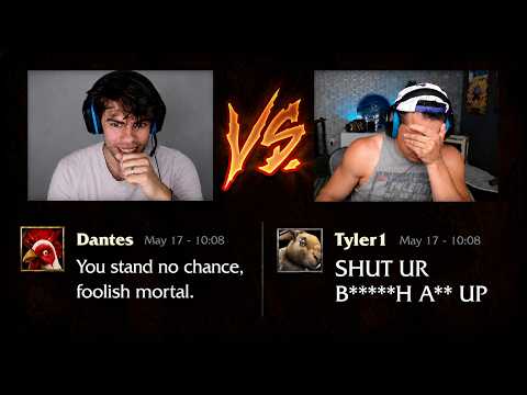 Dantes & Tyler1 1v1 on Warcraft 3 for 42 Minutes Straight
