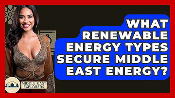 What Renewable Energy Types Secure Middle East Energy? - Middle East Explorers