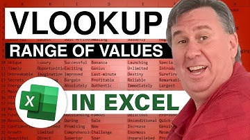 Excel - VLOOKUP Range: Episode 1570