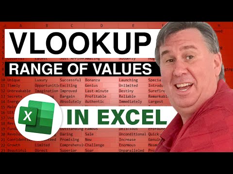 Learn Excel 2010 - "VLOOKUP Range:" Podcast #1570