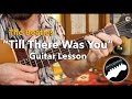 The Beatles "Till There Was You" Rhythm Guitar Lesson  Pt.1-2