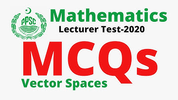 PPSC Lecturer Maths Test MCQS | Lecture 3