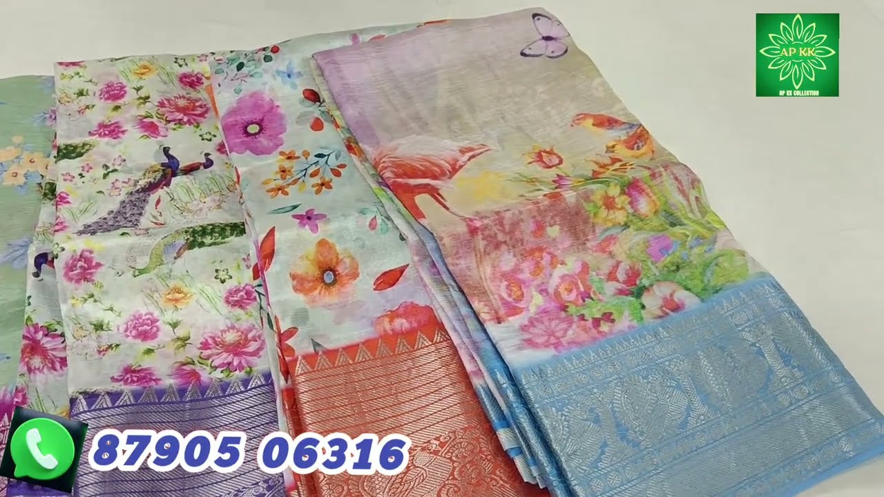 మంగళగిరి పట్టు చీరలు డిజిటల్ చీరలలో కొత్త మోడల్స్ , స్క్రీన్ ప్రింట్లు బడ్జెట్ రేంజ్ & పట్టు చీరలు👌