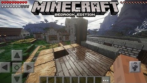 Playing MCPE 1.13 with 4k Shaders... (Pocket Edition)