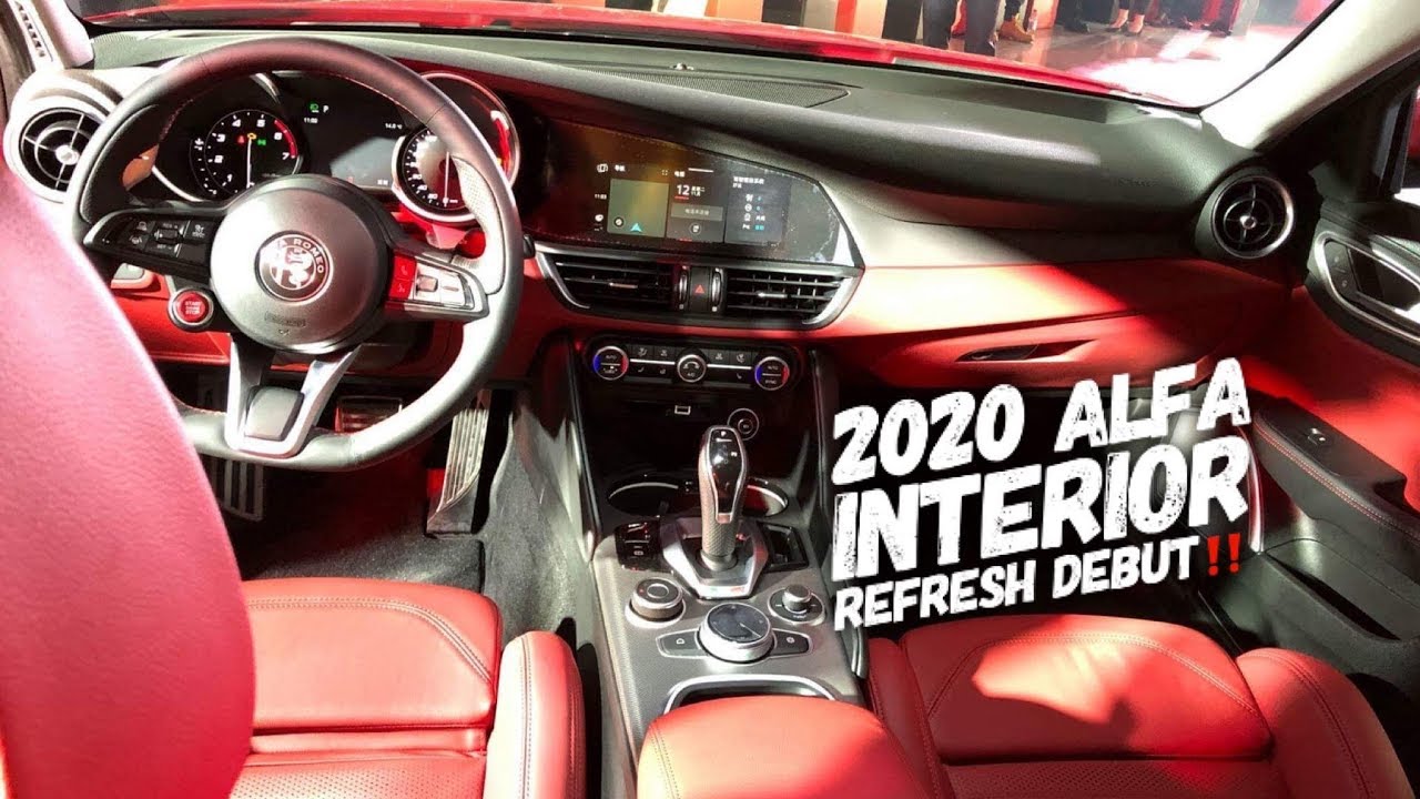 The 2020 Alfa Romeo Updated Interiors Finally Debut But In China