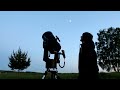 Луна 8.06.2022 г. Съемка видео на Canon EOS 1200D в прямом фокусе Meade LX90 8"