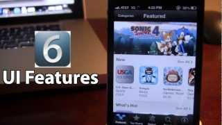 iOS 6 Beta Layout Features - User Interface Features for iOS 6 Beta