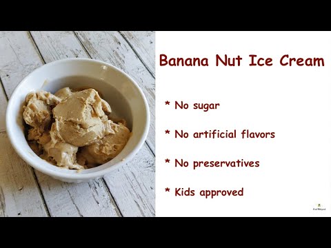 Video: How To Make Creamy Banana Nut Ice Cream