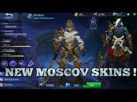 NEW EPIC MOSCOV SKINS ! MOBILE LEGENDS - YouTube