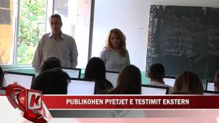 Publikohen Pyetjet E Testimit Ekstern