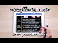 Everything I use to study and take notes (2020) - iPad apps & accessories