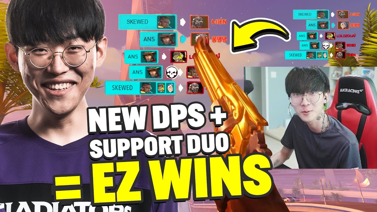 TOP RANKED DPS + Support = OP PLAYS