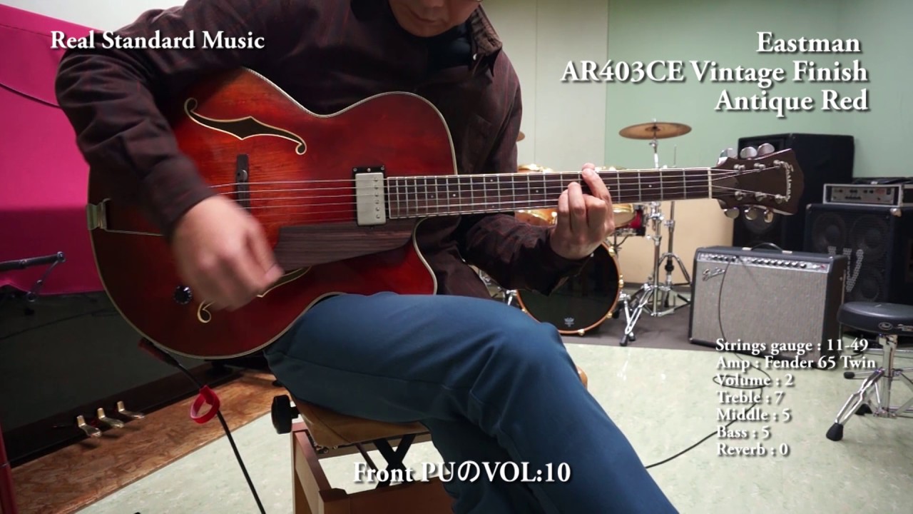 ギター Eastman AR-403CE Antique Red Brush eight / 【SOLD】Eastman Guitar AR-403CE “Antique Red”