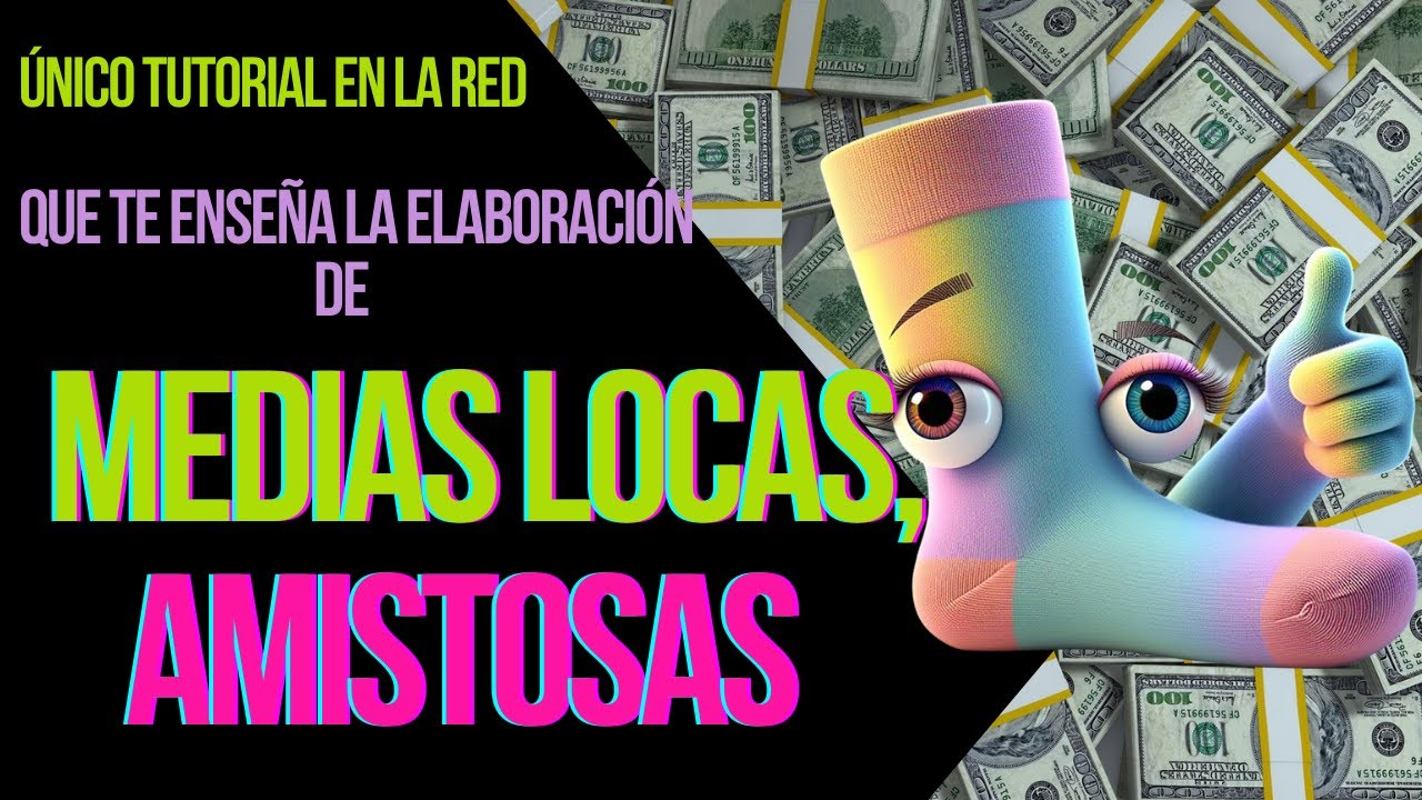 Elaboración de medias amistosas, calcetines locos