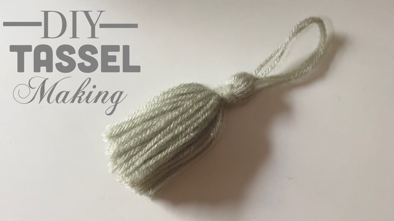 How to make tassels | Easy DIY Tassel Making | Yarn Crafts - YouTube