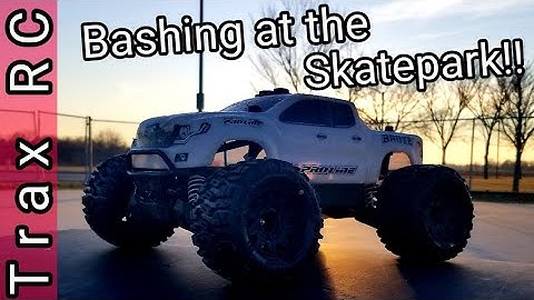 Skatepark Bashing [Stampede 4x4 VXL, Bash Slash Project]