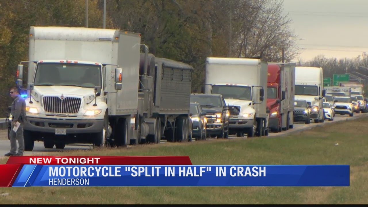 Crash Leaves Motorcycle Split in Half - YouTube