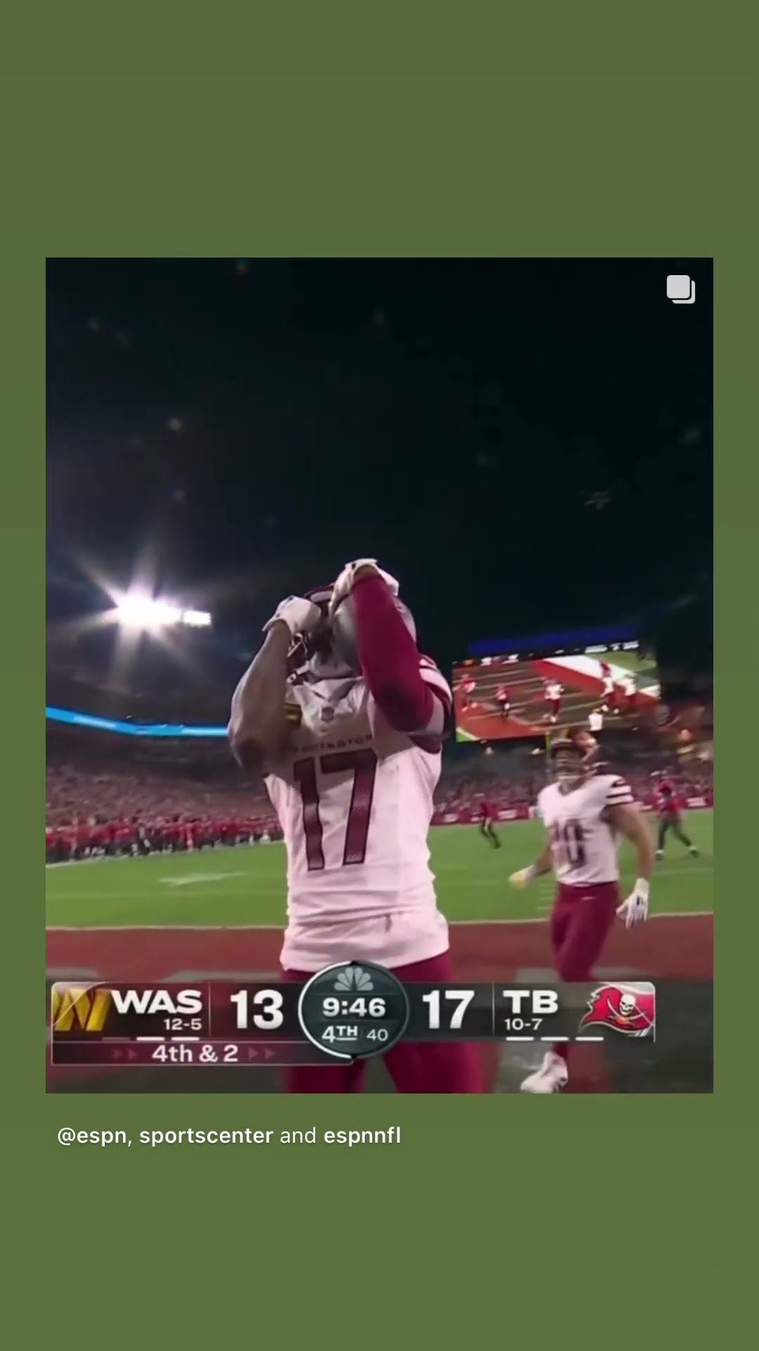 4th down attempt #hoodnews #commanders #NFL #jaydendaniels #terrymclaurin #td #sports #omg #how #wow
