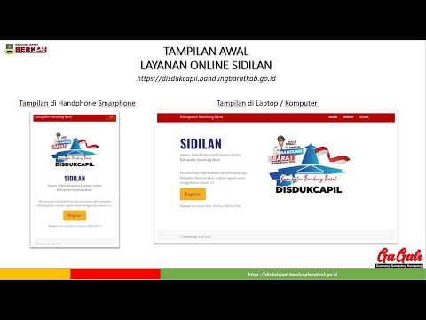 sidilan (Sistem Daftar Informasi Layanan Online) Disdukcapil Kab Bandung Barat