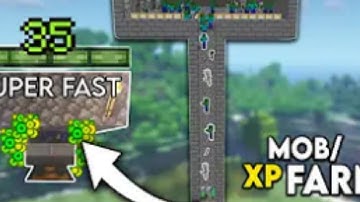 Minecraft: EASY MOB XP FARM TUTORIAL! 1.17 (Without Mob Spawner)