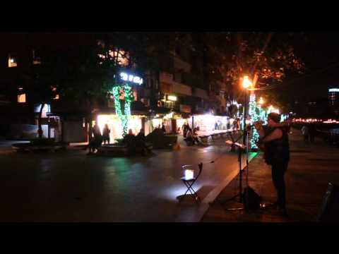街頭藝人Wesley Li 淡水老街.4（2015/12/30）