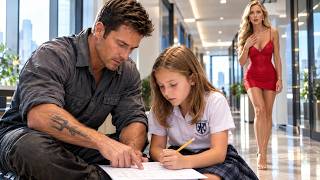 Billionaire Saw a Janitor Teaching Her Daughter Math—His Tattoo Revealed a Hidden Navy SEAL Past