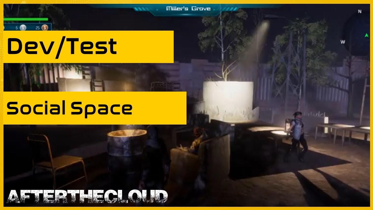 Checking out the new social space in Millers Grove