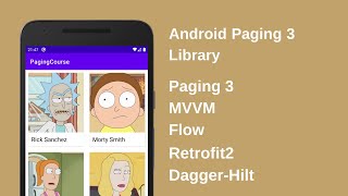 Android Paging Library tutorial with Retrofit using MVVM Architecture screenshot 3