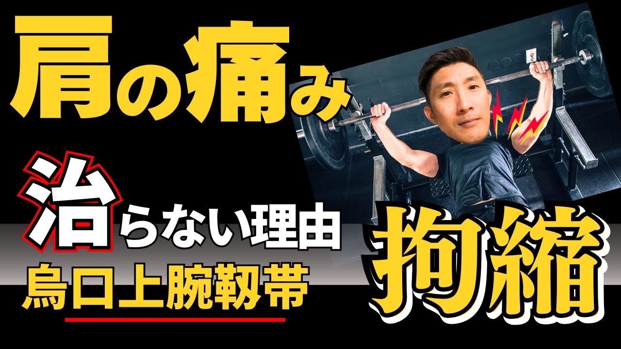【ベンチプレス】肩の痛みが治らないのは烏口上腕靱帯の拘縮が原因かも!?超おススメセルフケア2選