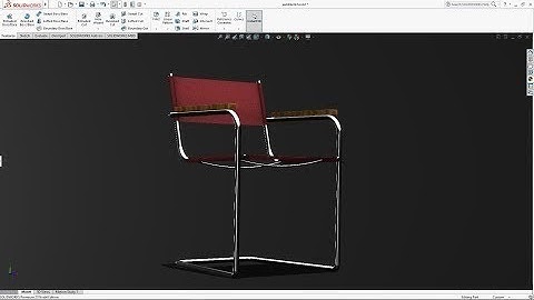 chair using solidworks weldment tools #part2 basic