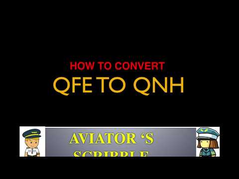 Qnh Qfe Conversion Chart