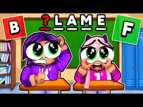 We played Hangman in School | Roblox