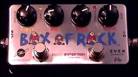 Z Vex Box of Rock Distortion Pedal Video Demo