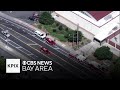 View above San Jose middle school during hazmat incident